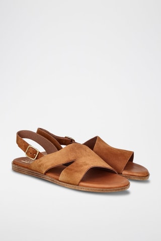 Nubuck Sandalen Menorca - Camel