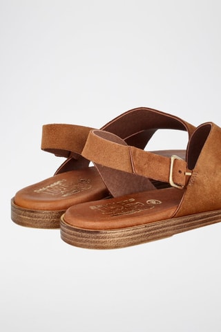 Nubuck Sandalen Menorca - Camel