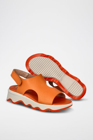 Sandales en cuir Marea - Orange