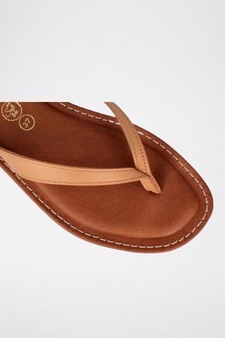 Leren Sandalen Lanka - Camel