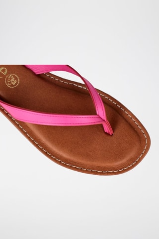 Leren Sandalen Lanka - Fuchsia