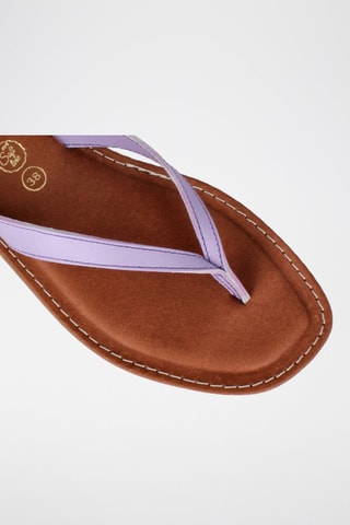 Leren Sandalen Lanka - Paars