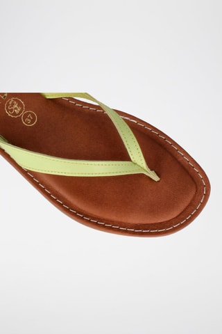 Leren Sandalen Lanka - Lichtgroen