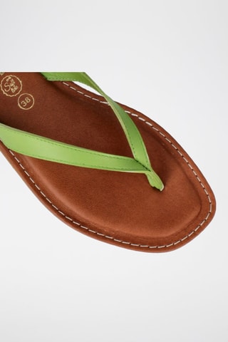 Leren Sandalen Lanka - Olijfgroen