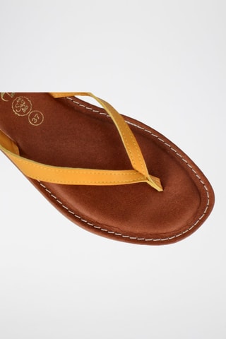Leren Sandalen Lanka - Geel