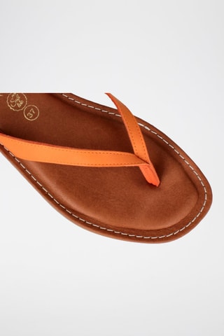 Leren Sandalen Lanka - Oranje