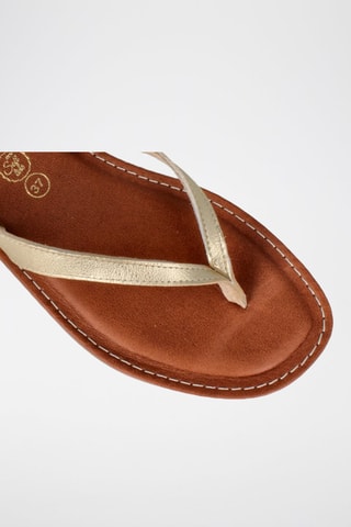 Leren Sandalen Lanka - Goudkleurig
