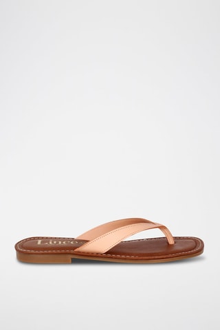 Leren Sandalen Lanka - Goudkleurig