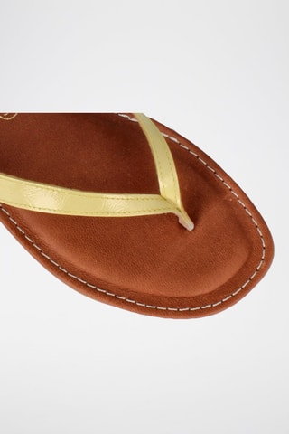 Sandales en cuir Lanka - Jaune