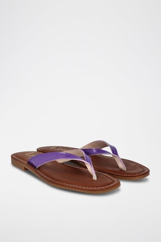 Sandales en cuir Lanka - Violet