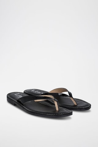 Sandales en cuir Lanka - Noir