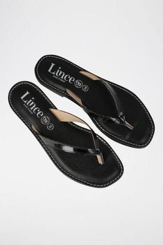 Sandales en cuir Lanka - Noir