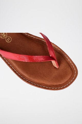 Sandales en cuir Lanka - Rouge