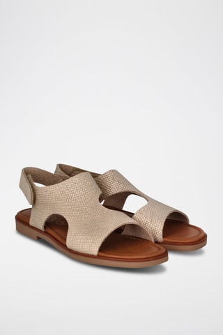 Leren Sandalen Aruba - Lichtbruin