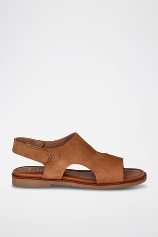Sandales en nubuck Aruba - Marron foncé