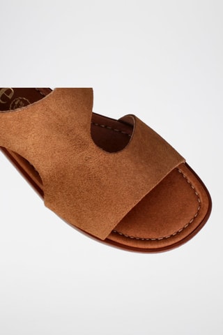 Sandales en nubuck Aruba - Marron foncé