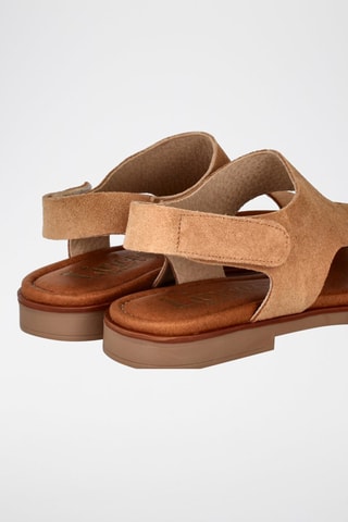 Sandales en nubuck Aruba - Beige foncé