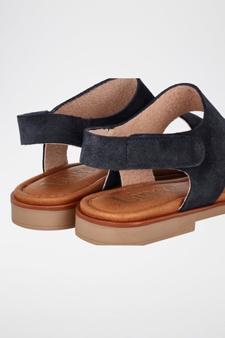 Sandales en nubuck Aruba - Bleu marine