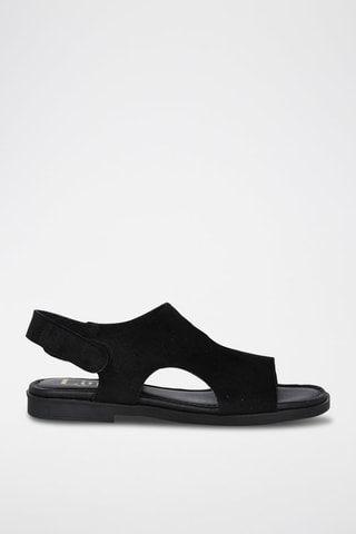 Nubuck Sandalen Aruba - Zwart