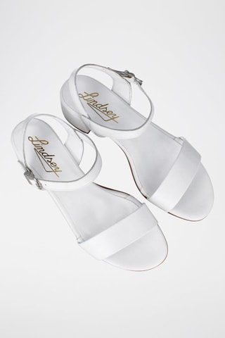 Leren Sandalen met Hak Selma - Zwart