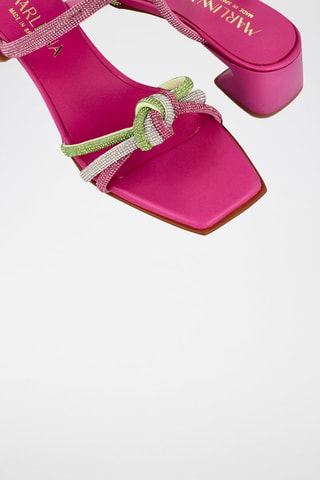 Sandalen met hak - Roze