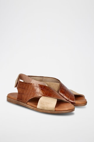 Leren Sandalen Menorca - Camel