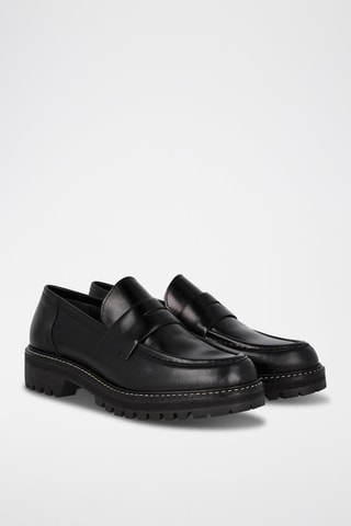 Leren Mocassins - Zwart