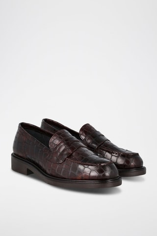 Leren Mocassins - Donkerbruin