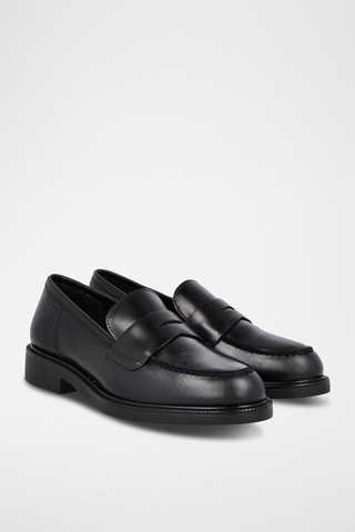 Leren Mocassins - Zwart
