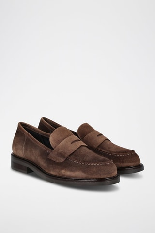 Nubuck Mocassins - Taupe