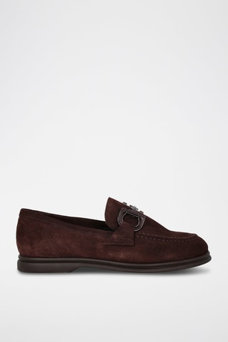 Nubuck Mocassins - Donkerbruin