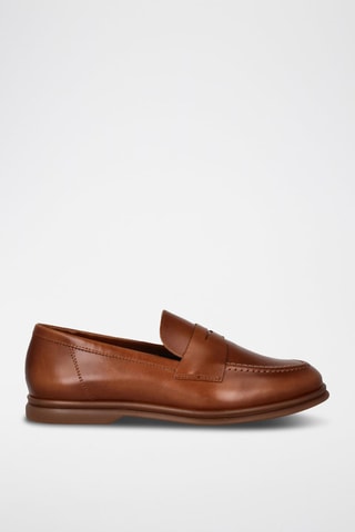 Leren Mocassins - Camel