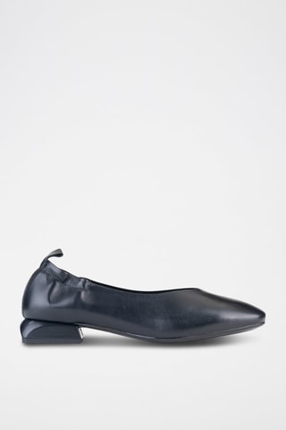 Leren Ballerina’s - Zwart