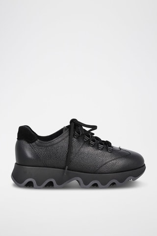 Leren Sneakers -Zwart
