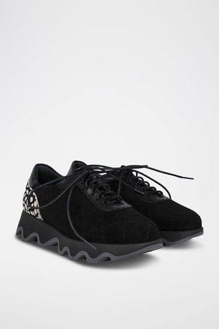Leren Sneakers - Zwart en Wit