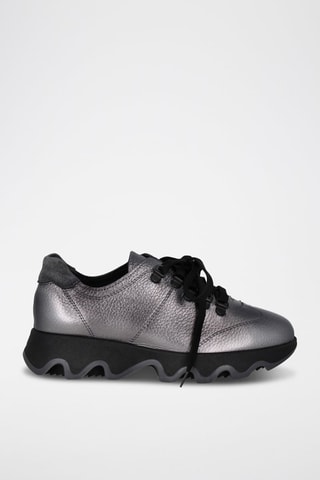 Leren Sneakers - Grijs