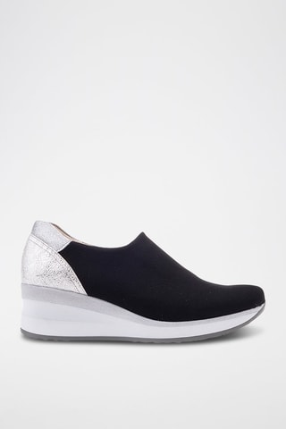 Leren Sneakers -Zwart