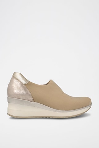Leren Sneakers - Beige