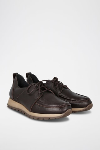 Leren Sneakers Ventura - Donkerbruin