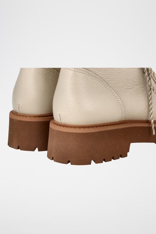 Leren Enkellaarzen Billy - Beige