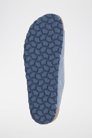 Ciabatte in pelle - Blu