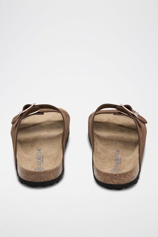 Ciabatte in pelle - Marrone