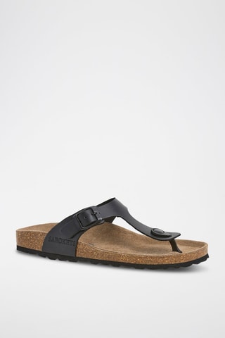Sandali in pelle - Nero