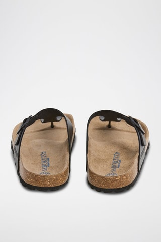 Sandali in pelle - Nero