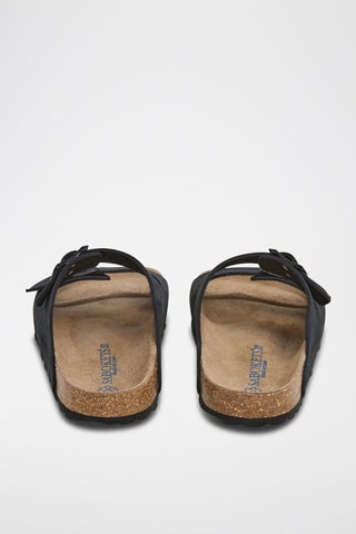 Ciabatte in pelle scamosciata - Nero