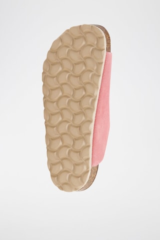 Ciabatte in pelle scamosciata - Rosa
