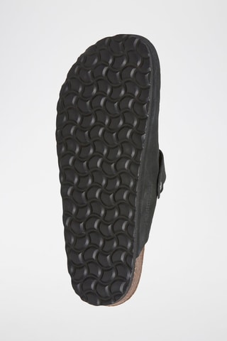 Sabot in pelle scamosciata - Nero
