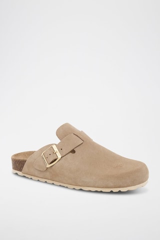 Ciabatte in pelle - Marrone