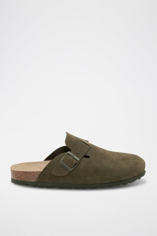 Sabot in pelle - Verde