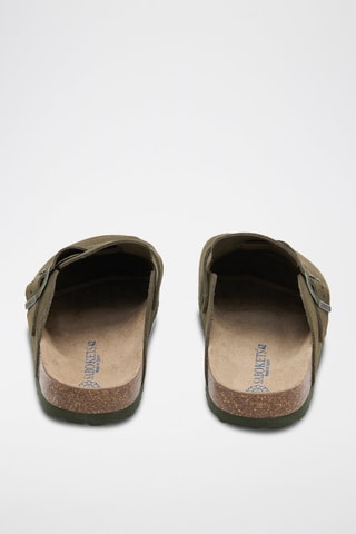 Sabot in pelle - Verde